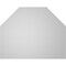 Ekena Millwork Octagonal Top Surface Mount PVC Gable Vent w/ 2"W x 1-1/2"P Brickmould Frame, 38"W x 30"H GVPOT38X3002SN - alternate 4